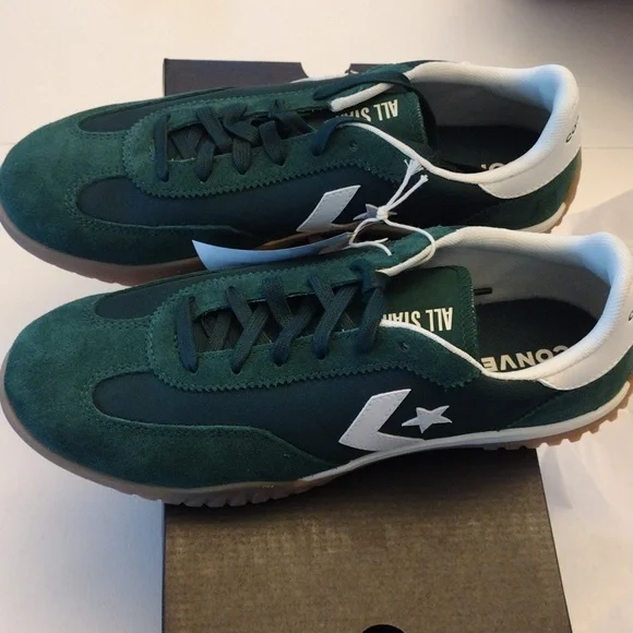 Converse Run Star Trainer. Green Envy/Egret/White. Low top Shoe. Unisex, Size 9 - Picture 9 of 16